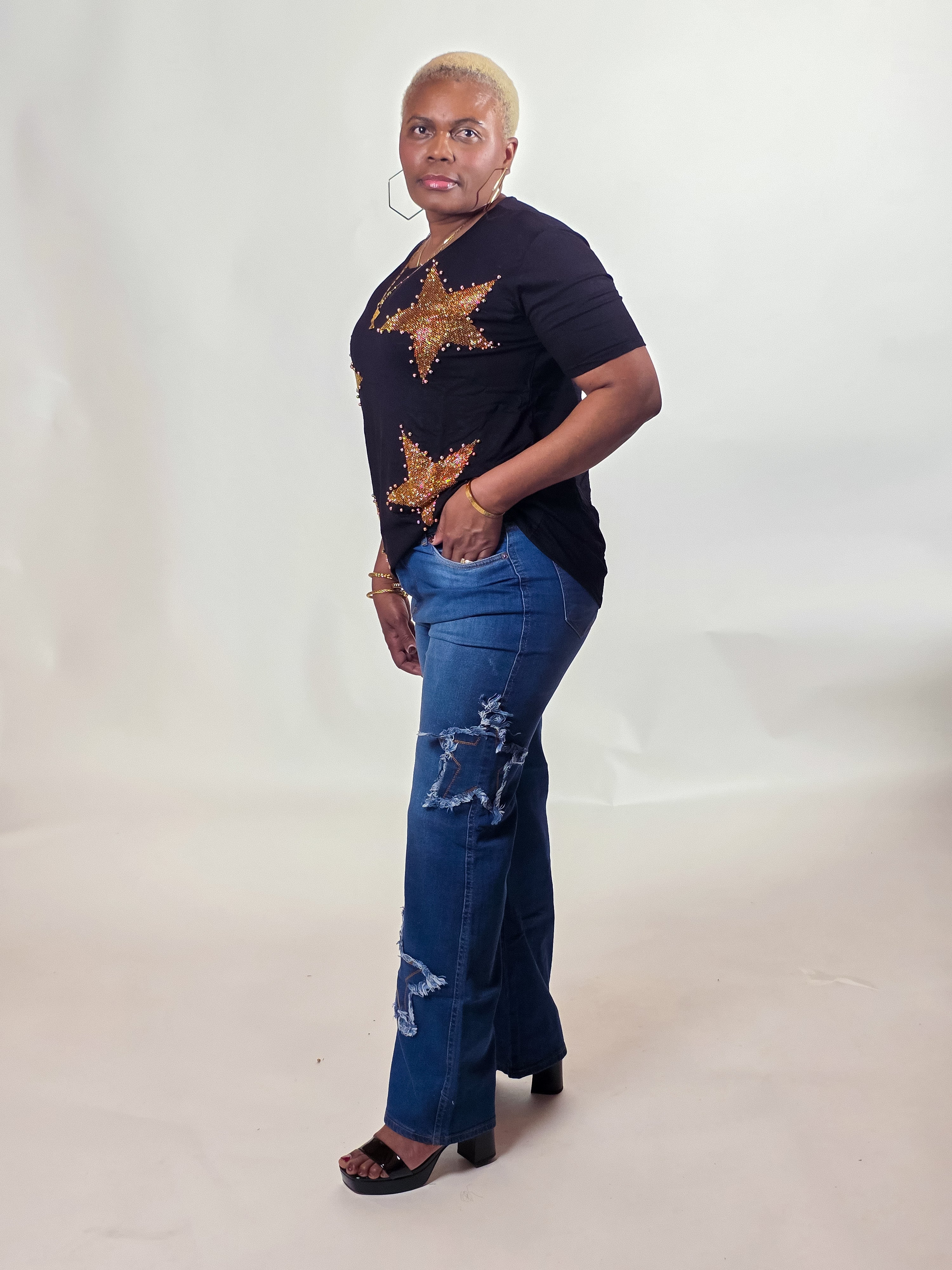 CARDI DENIM SET