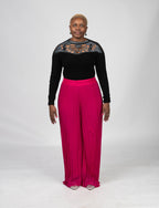 LILLY TOP, WIDE LEGS PANTS SET