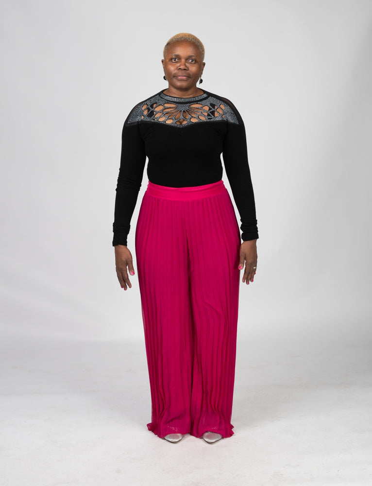 LILLY TOP, WIDE LEGS PANTS SET