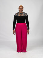 LILLY TOP, WIDE LEGS PANTS SET