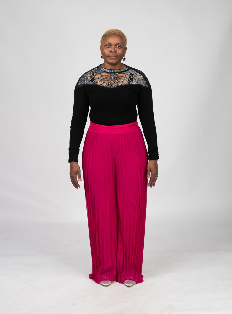 LILLY TOP, WIDE LEGS PANTS SET