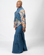 VENESSA DENIM PANTS SET