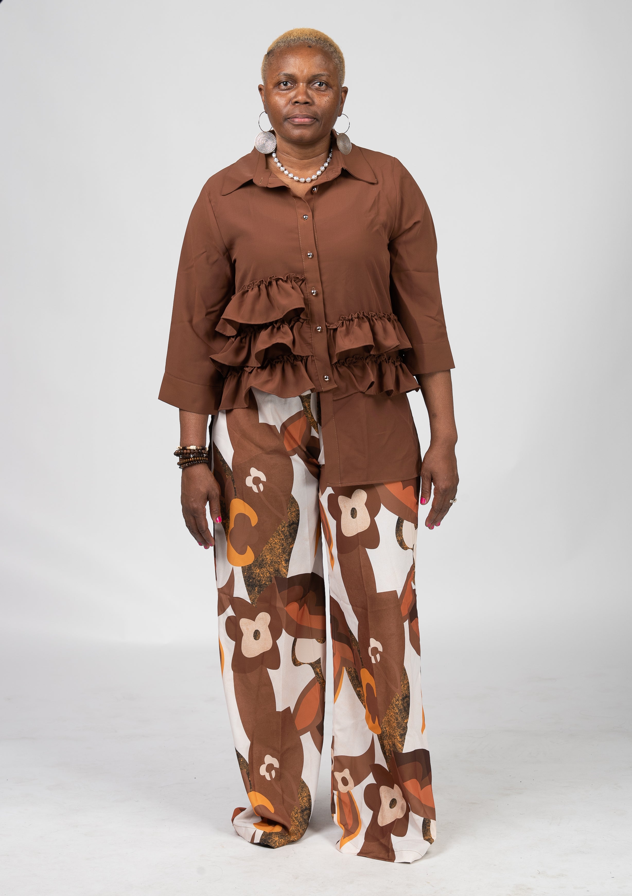 GENEVIEVE CORPORATE PANTS SET