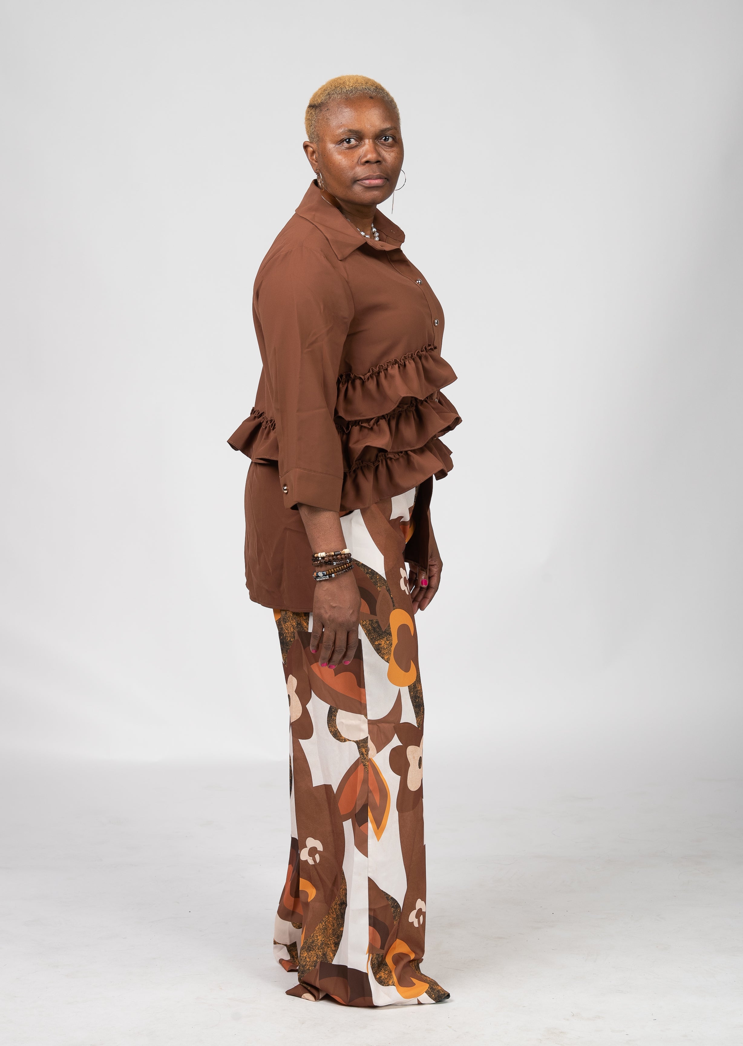 GENEVIEVE CORPORATE PANTS SET