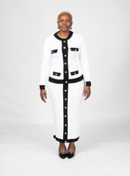 DAISY KNITTED SKIRT SUIT