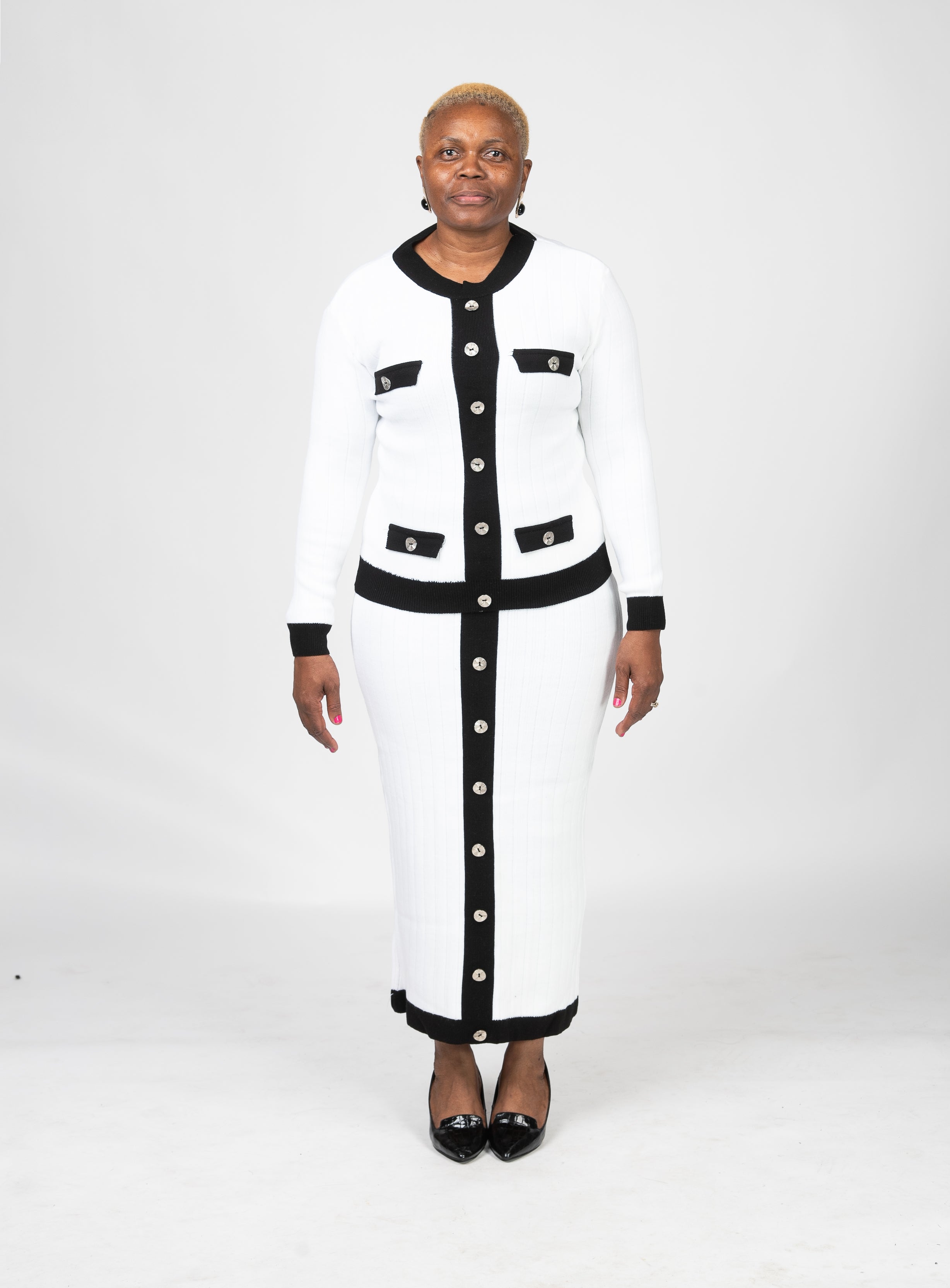 DAISY KNITTED SKIRT SUIT