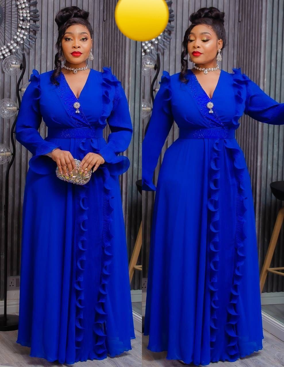 BLUE EMPRESS DRESS