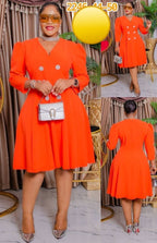 SHELLY LUXURY COAT DRESS