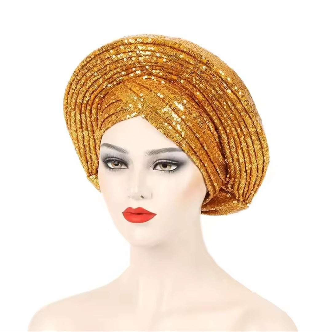 NEW SEQUIN TURBAN