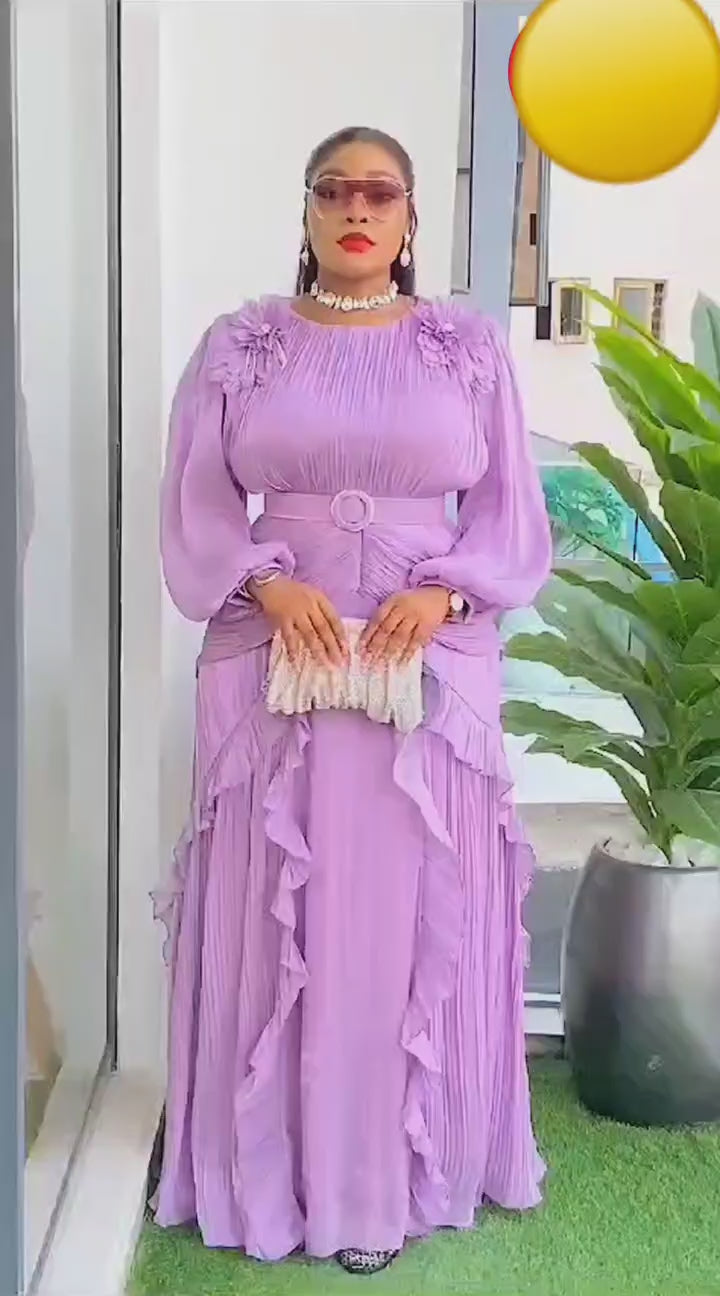 Lori Luxury Dress with belt