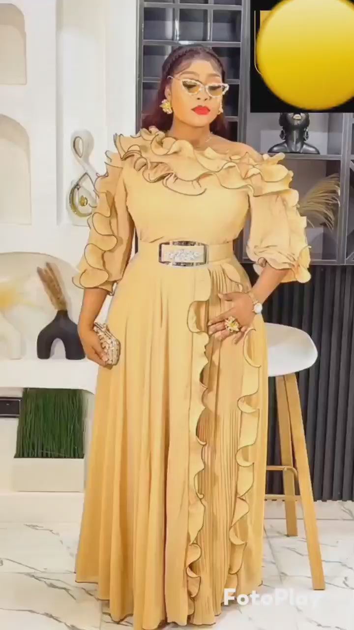 Ellen signature ruffle dress