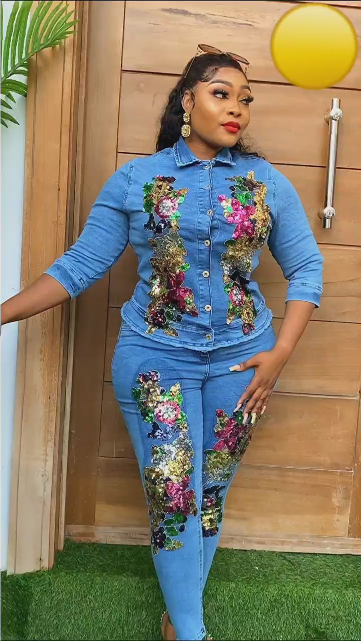 TIMELESS DENIM SET (INNER PIECE IS NOT INCLUDED)