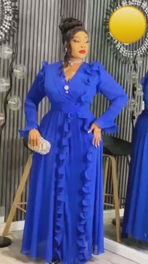 BLUE EMPRESS DRESS