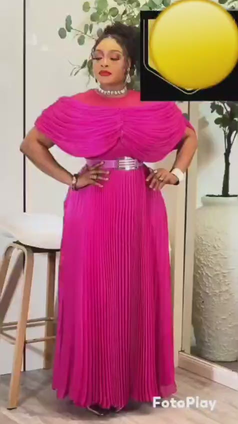 PINKY LUXURIOUS PARTY DRESS
