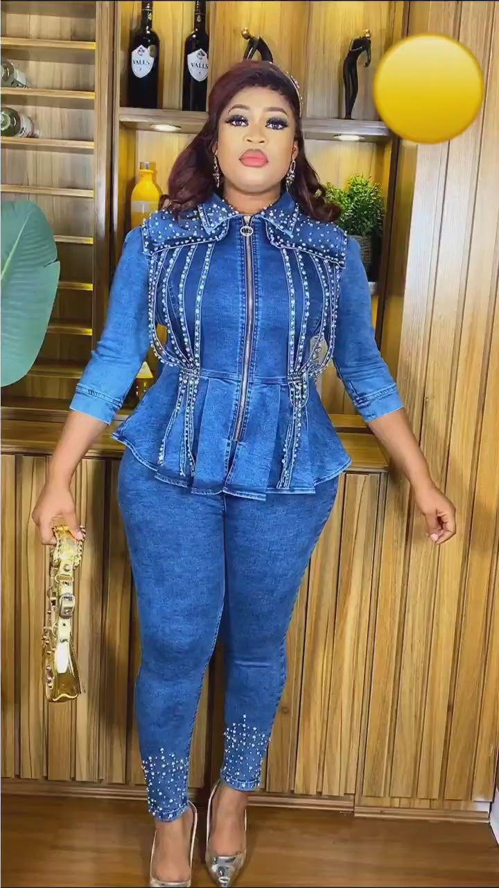 GRACE DENIM SET