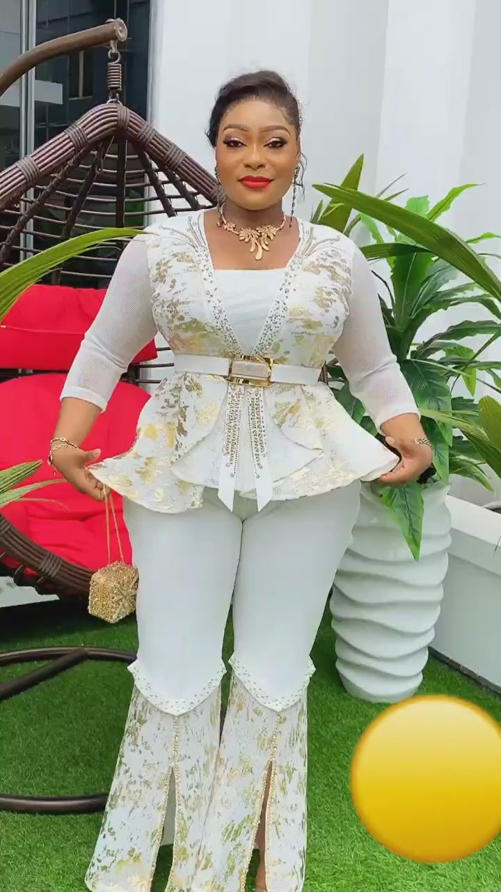 IKA DETAILED PANTS SUIT